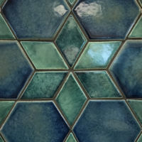 6” Hex Blue Lagoon/Rhomboid Water Lily