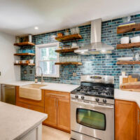 2x8 Sea Glass Kitchen