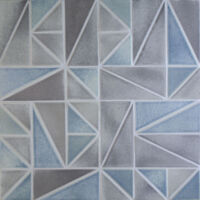 4x4 and 4x8 Triangles Chambray, Titanium, Graphite