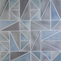 4x4 and 4x8 Triangles Chambray, Titanium, Graphite